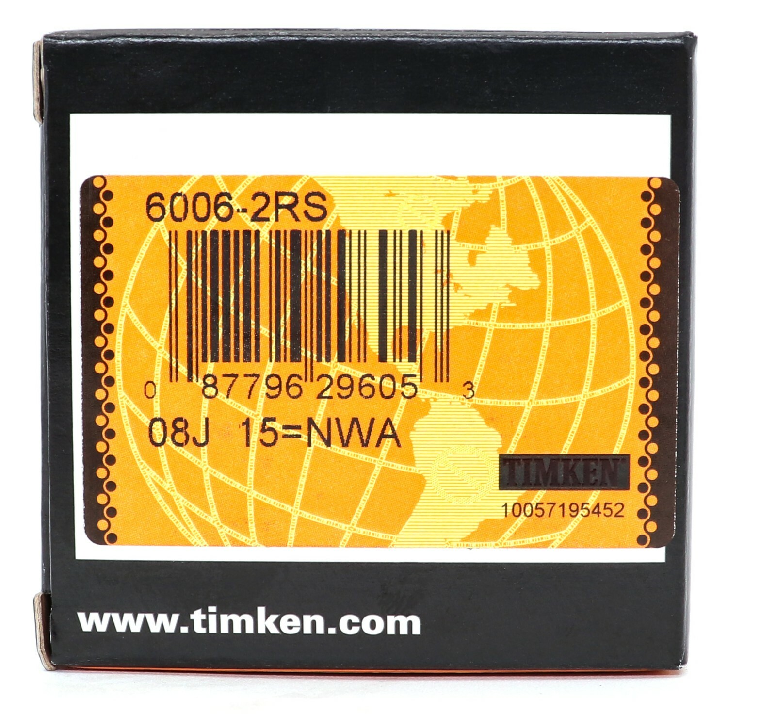2 PACK New TIMKEN 6006-2RS 30X55X13MM Double Rubber Seal Ball Bearings Metal