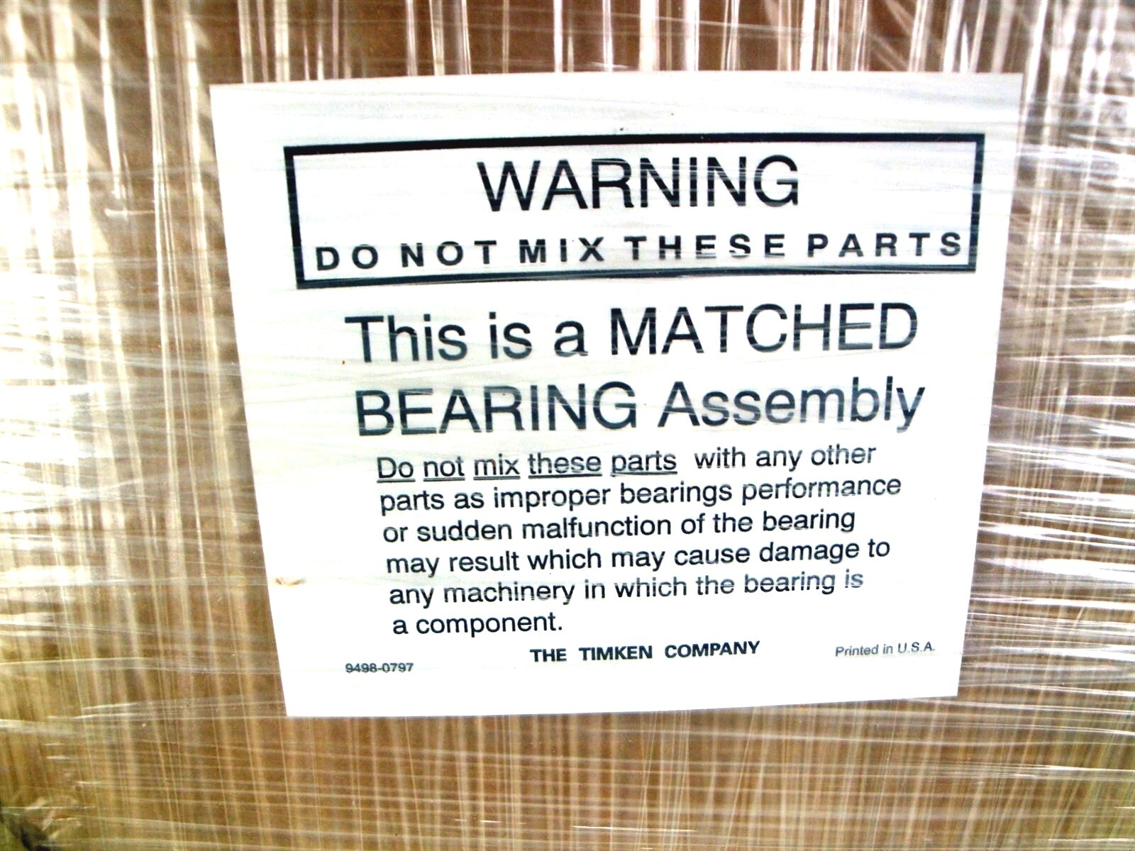 TIMKEN – 67885-90026 67820B Tapered Roller Bearing 7.5 x 10.5 x 1.875 (NEW)