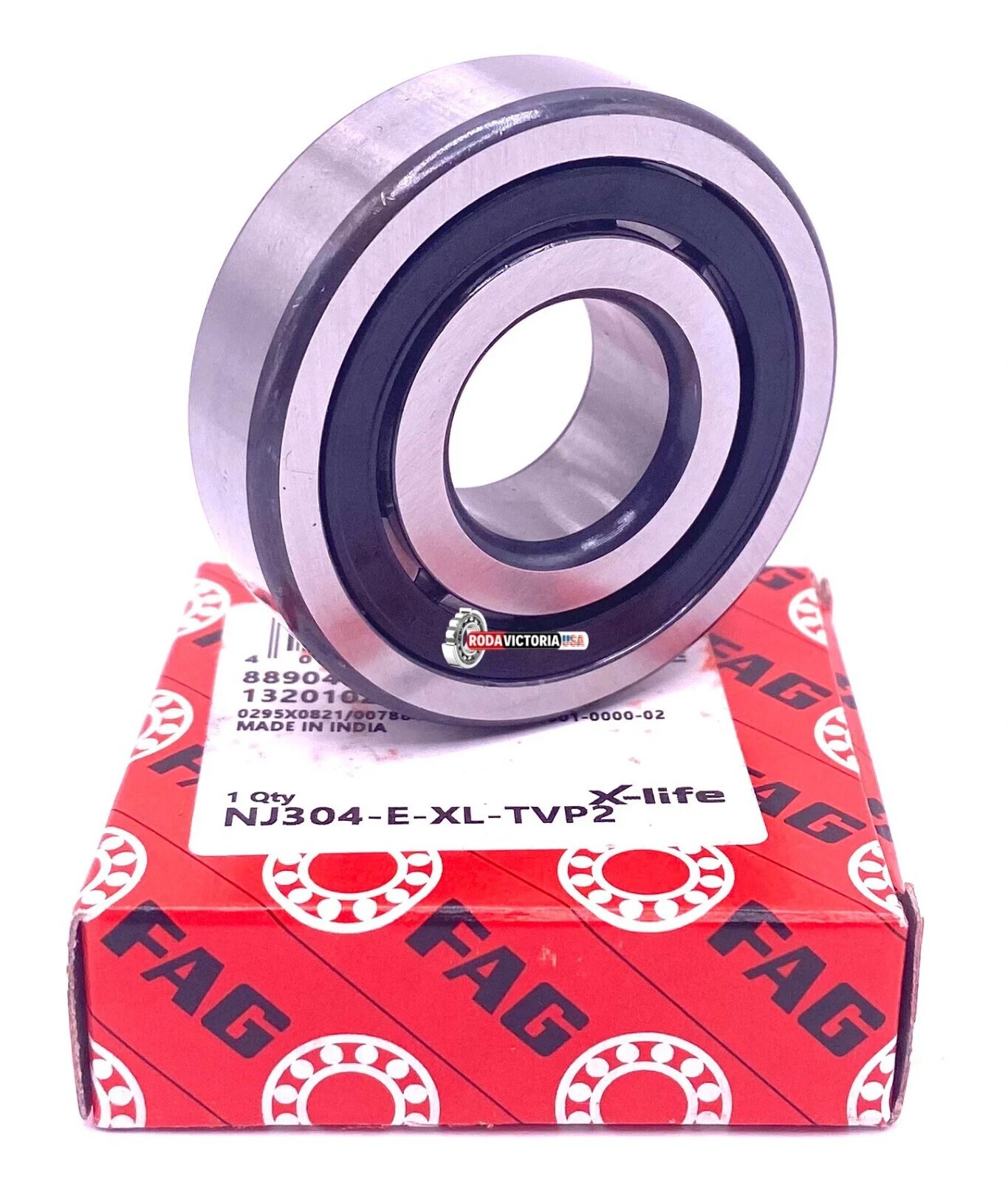 FAG NJ304 E XL TVP2 C4 Cylindrical Roller Bearing 20x52x15 mm