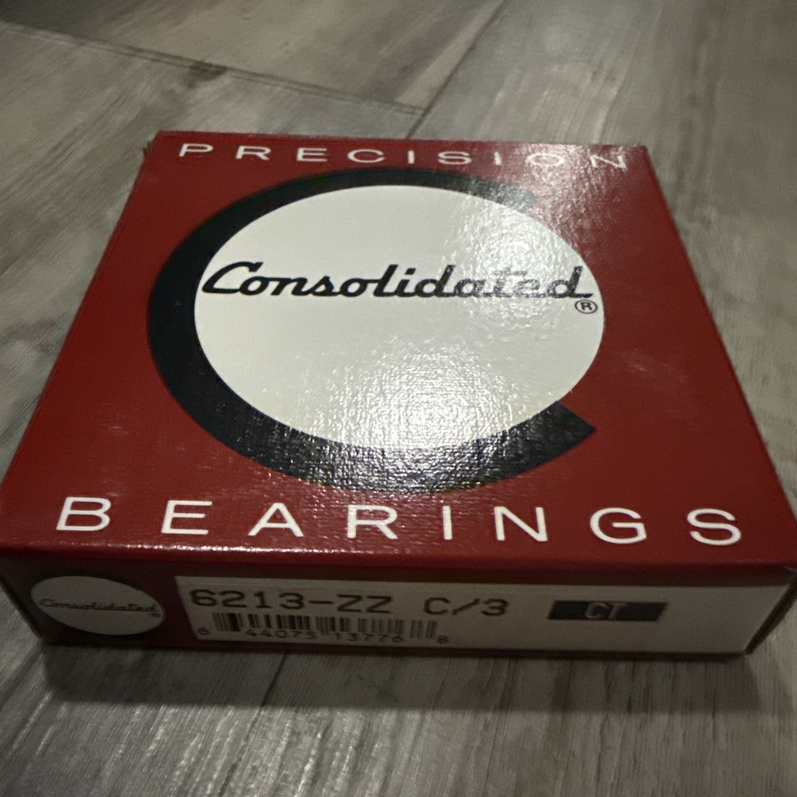 CONSOLIDATED BEARINGS 6213-ZZ C/3 DEEP GROOVE BALL BEARING SHIELDED (1644)