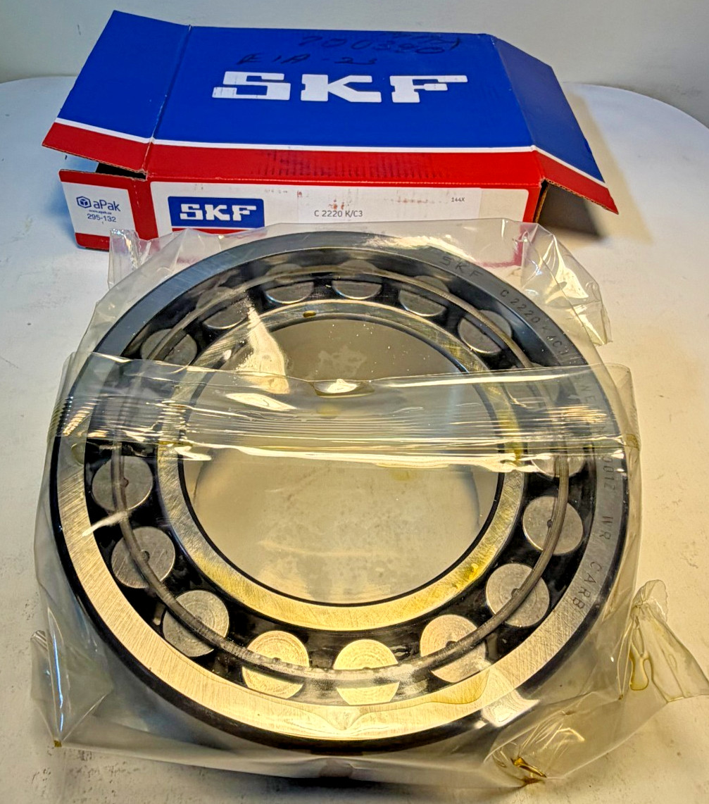 SKF Explorer C 2220K/C3 CARB toroidal roller bearing, 100mm bore, New, FREE SHIP
