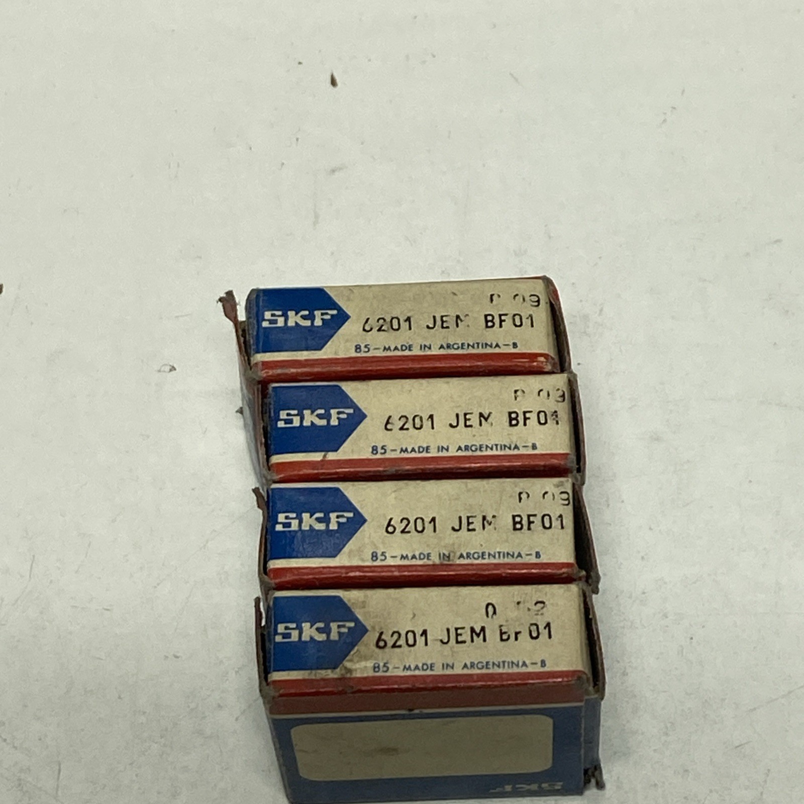 SKF 6201 JEM Ball Bearing Lot Of 4
