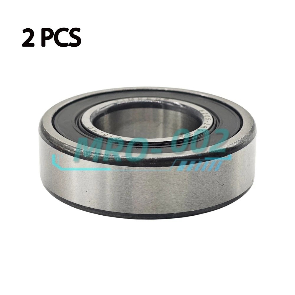 2PC NEW TIMKEN 6205-2RS 25X52X15MM Double Rubber Seal Bearings One year warranty