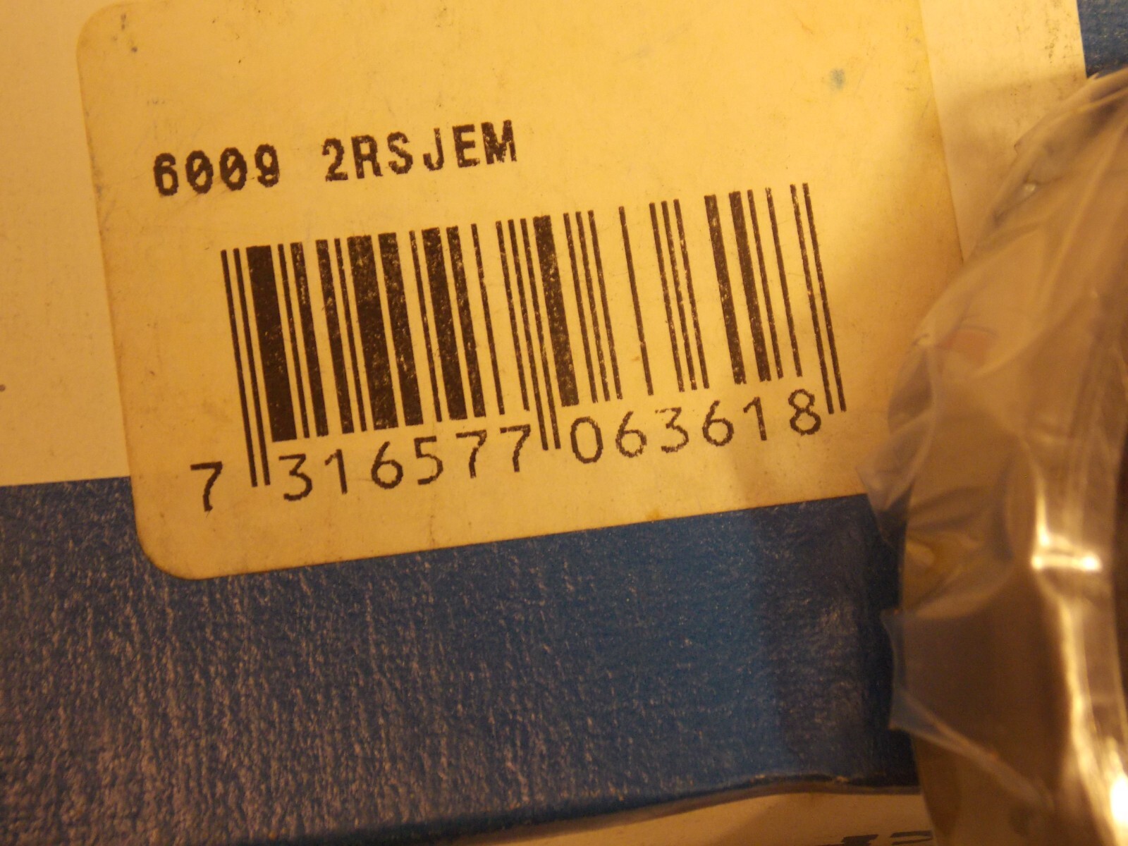 SKF 6009-2RSJEM 45X75X16mm Sealed Ball Bearing 1 Day Ship FREE after 1