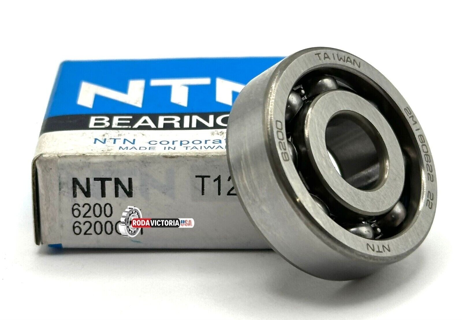 NTN 6200 CM DEEP GROOVE BALL BEARING, OPEN TYPE, NO SEALS 10x30x9mm