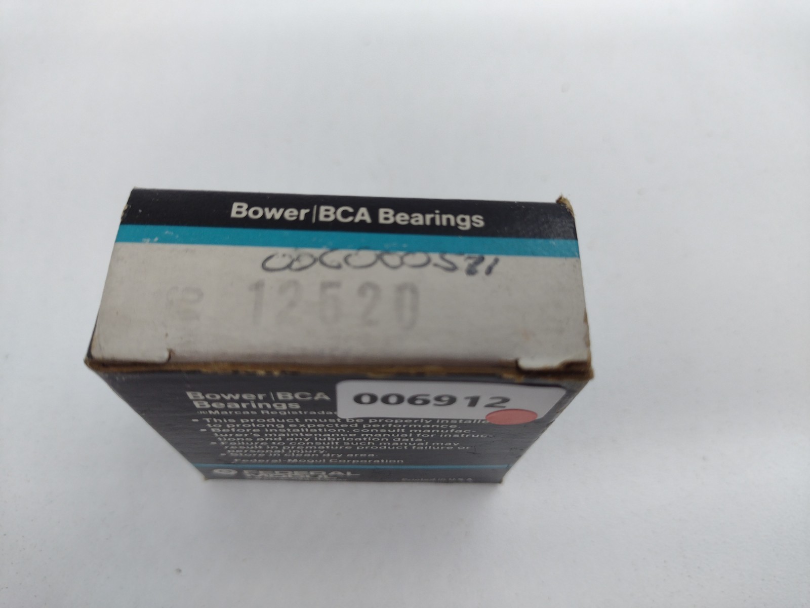 *** Bower/BCA 12520 Tapered Roller Bearing Cup 1.938-inch OD