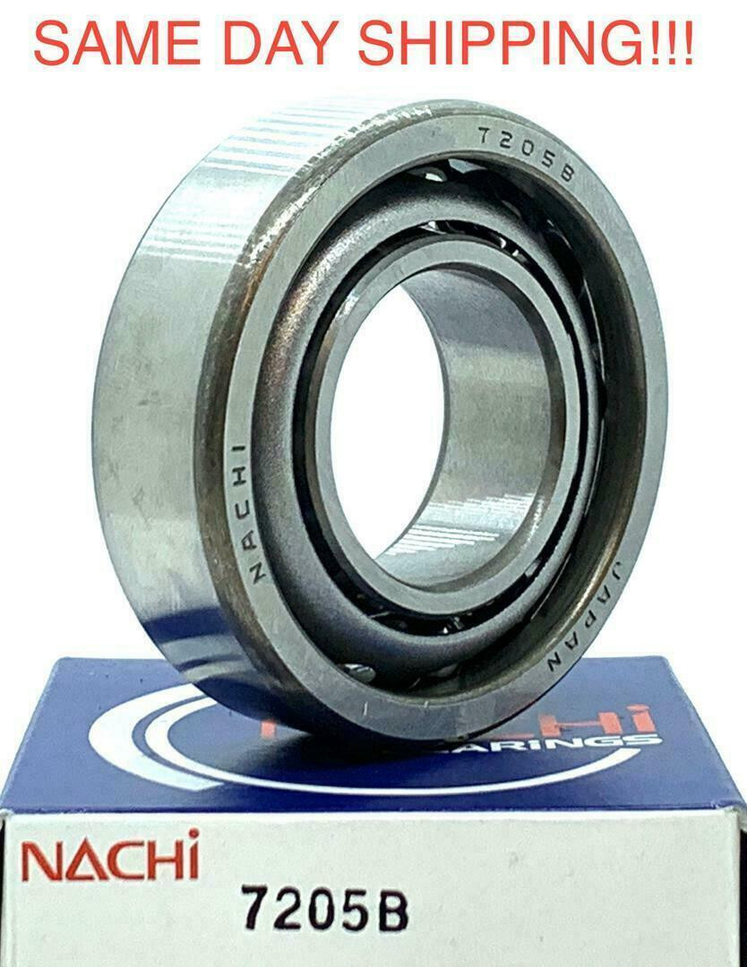 NACHI JAPAN 7205 B ANGULAR CONTACT BALL BEARING 25x52x15mm