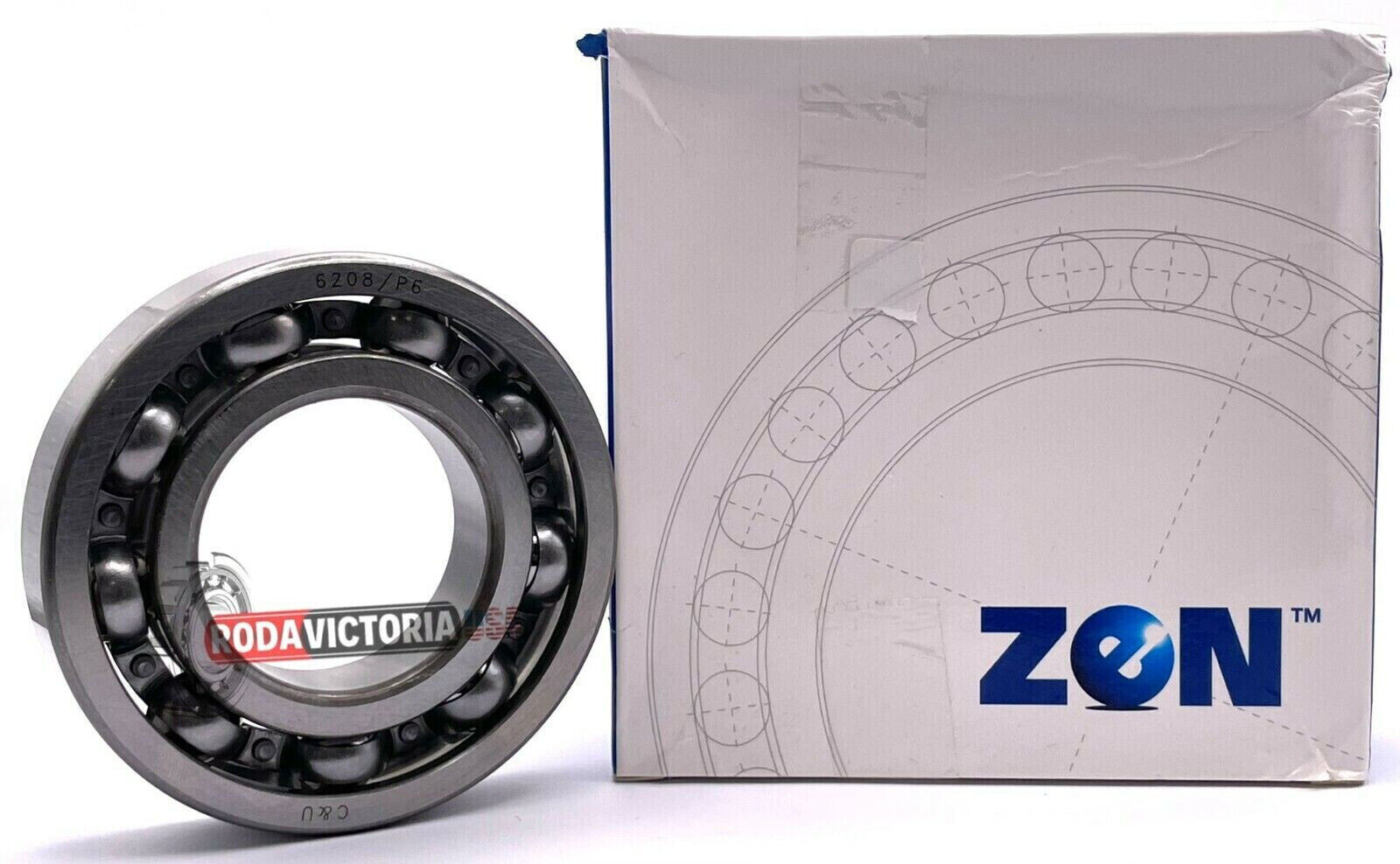 ZEN 6208 C3 Deep Groove Ball Bearings 40x80X18 mm
