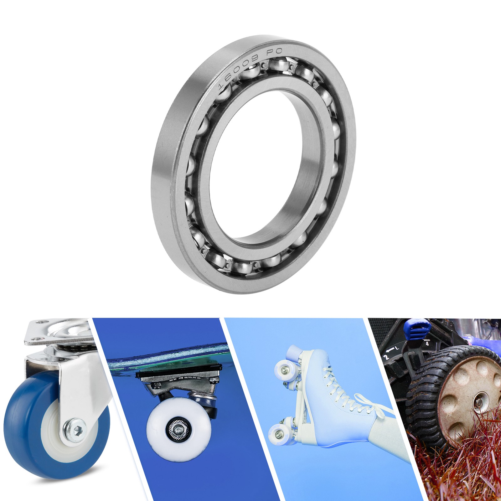 16009 Deep Groove Ball Bearings P0 45x75x10mm 1 Pc Scooter Skateboard Wheel