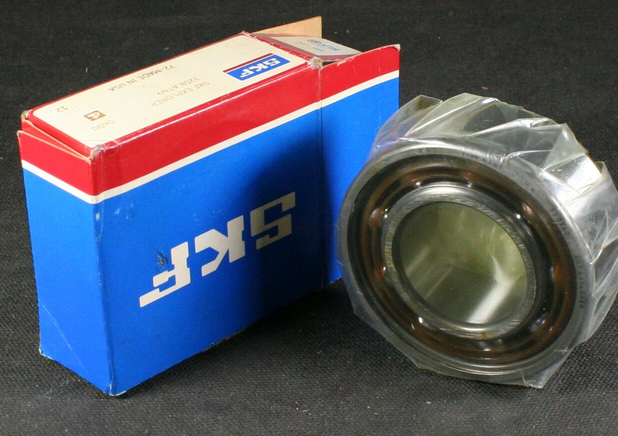 One (1) SKF 3208 ATN9 Double Row Angular Contact Bearing 40MM ID USA NEW
