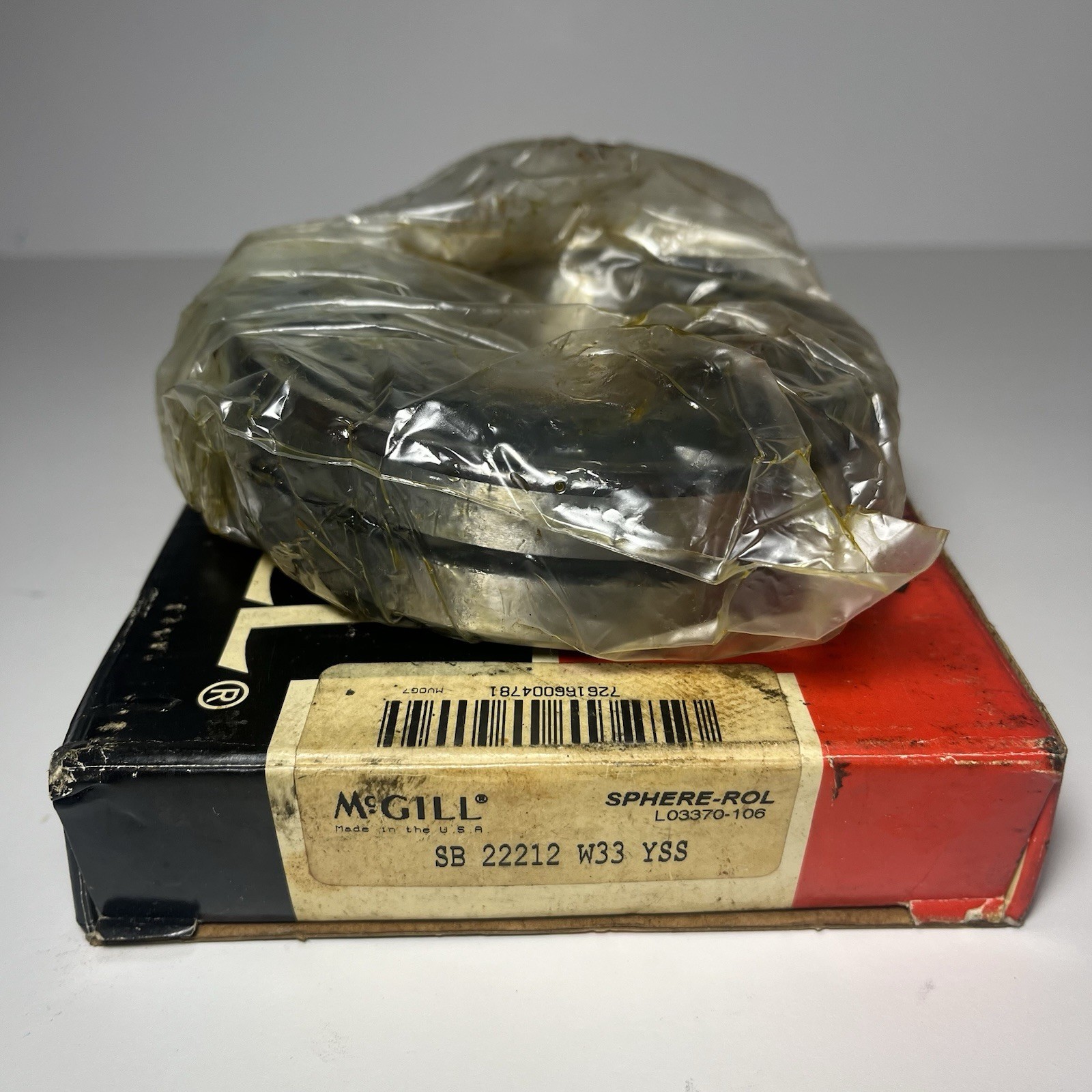 McGill SB 22212 W33 YSS Spherical Roller Bearing 60x110x28 NOS Unused OEM Box