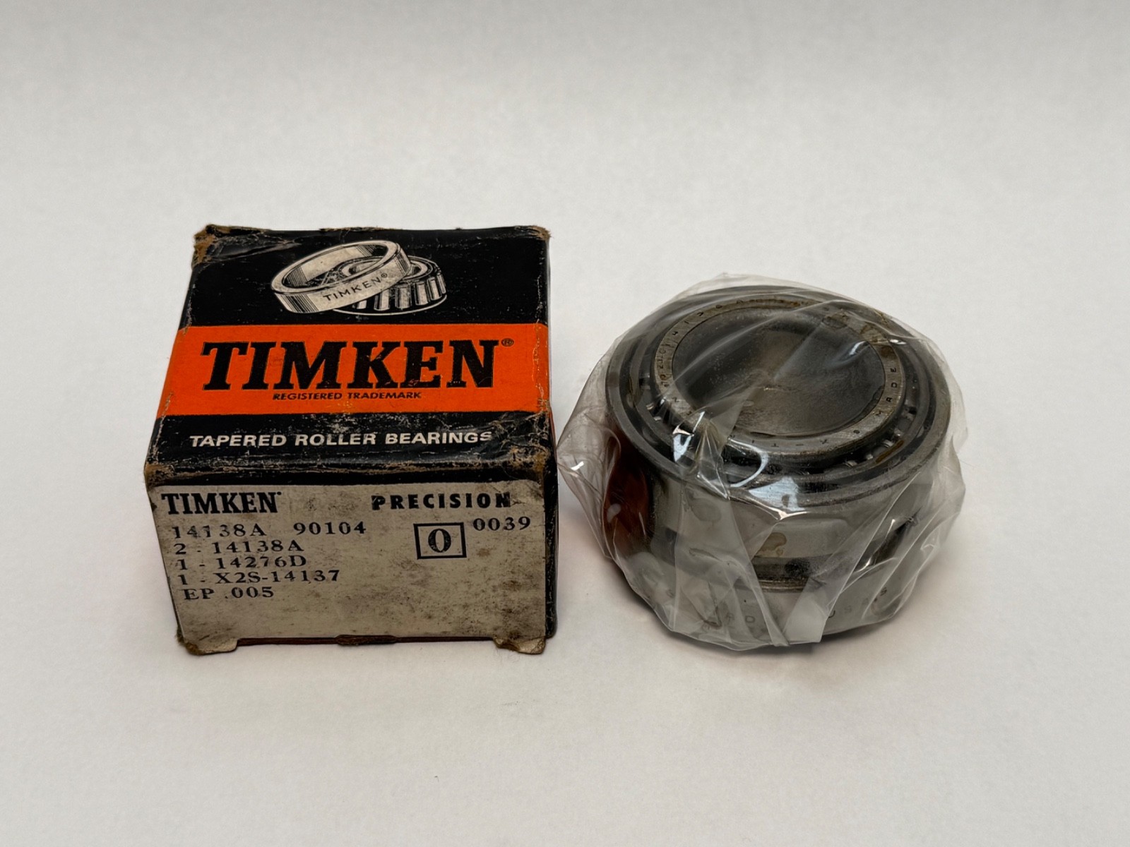 Timken 14138A-90104 Taper Bearing Cone&Cup 1-3/8″ ID 2.717″ OD 14138A 14276D X2S