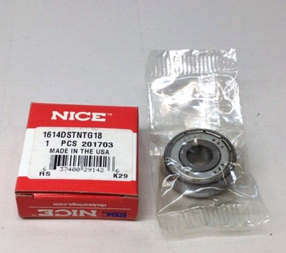 Nice 1614DSTNTG18 Ball Bearing 0.3750in ID X 1.1250in OD X 0.3750in W RBC