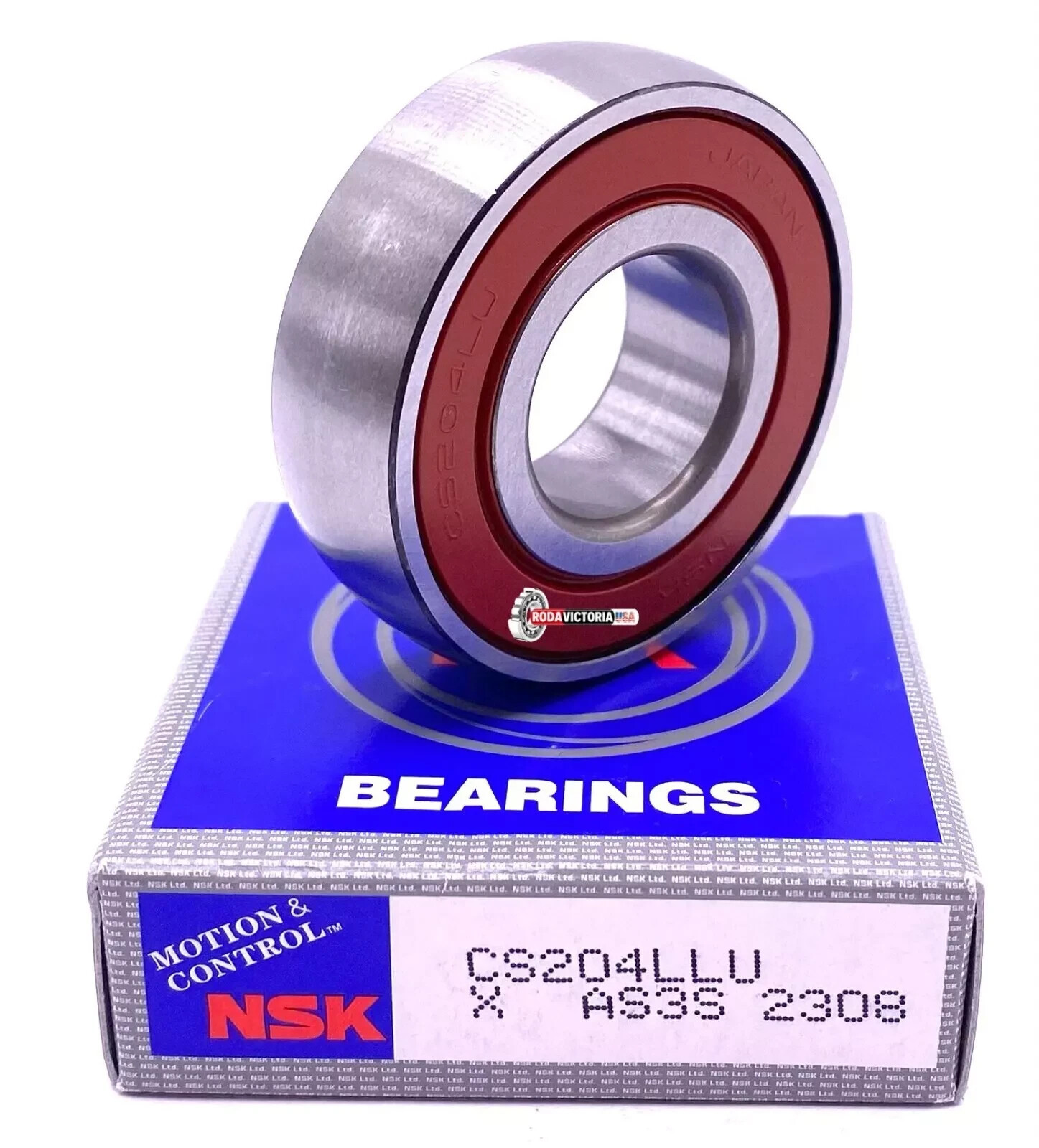 NSK CS204LLU Radial Insert Ball Bearing CS204 2RS 1726204 2RS1 20x47x14 mm