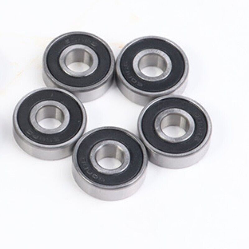 606-2RS Ball Bearing 6x17x6mm Double Sealed Bearings 5 Pcs Chrome Steel