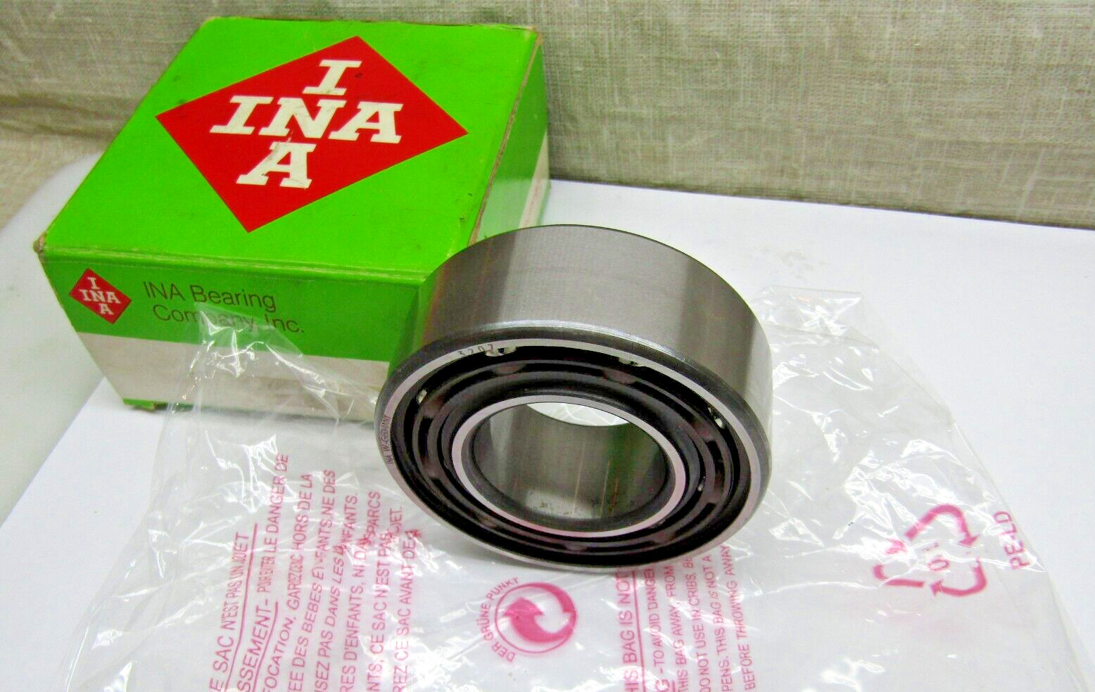 INA 5207 35mm X 72mm X 27mm Angular Contact Bearing Phenolic Retainer