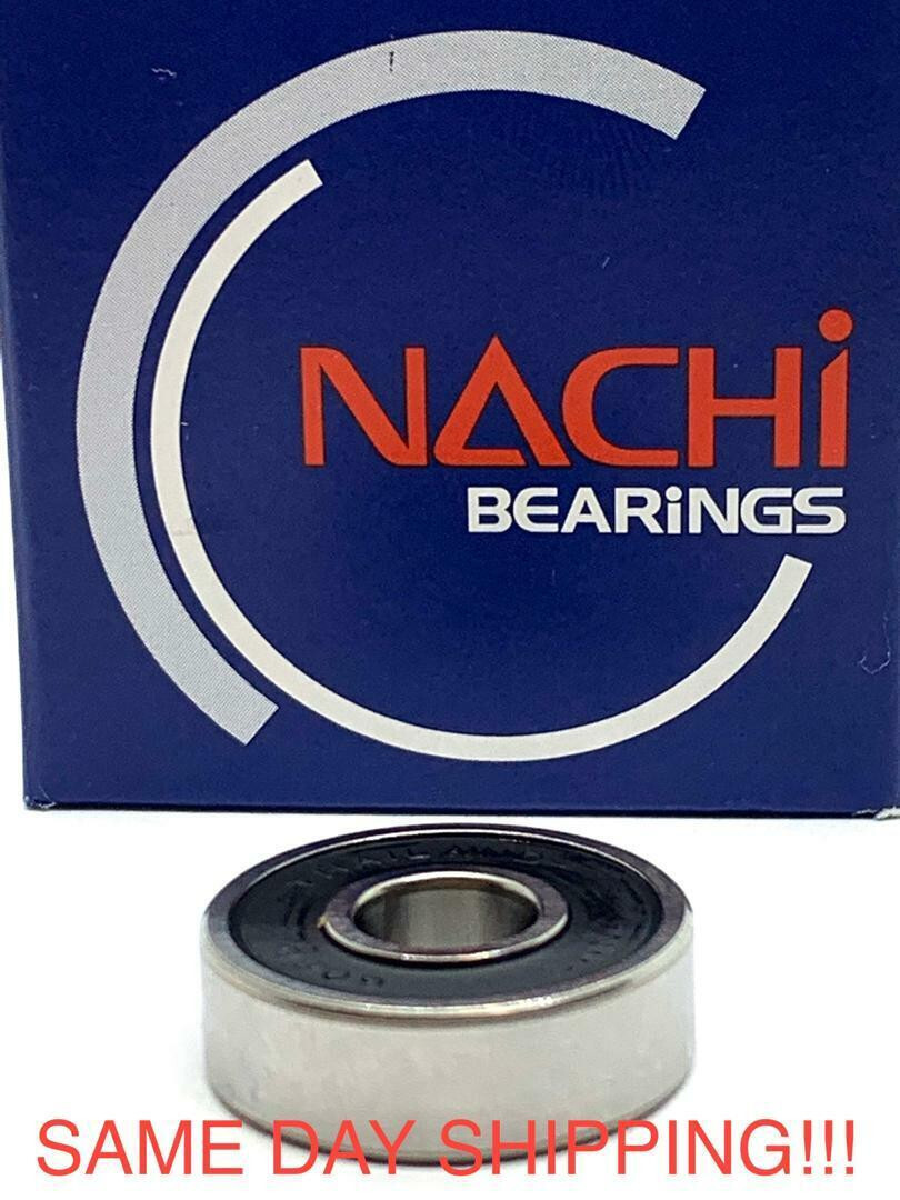 608-2RS EZO/Nachi Bearing Rubber Sealed 8x22x7 Ball 608RS SAME DAY SHIPPING