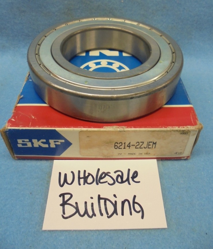 SKF 6214-2ZJEM RADIAL DEEP GROOVE BALL BEARING 70 X 125 X 24 MM