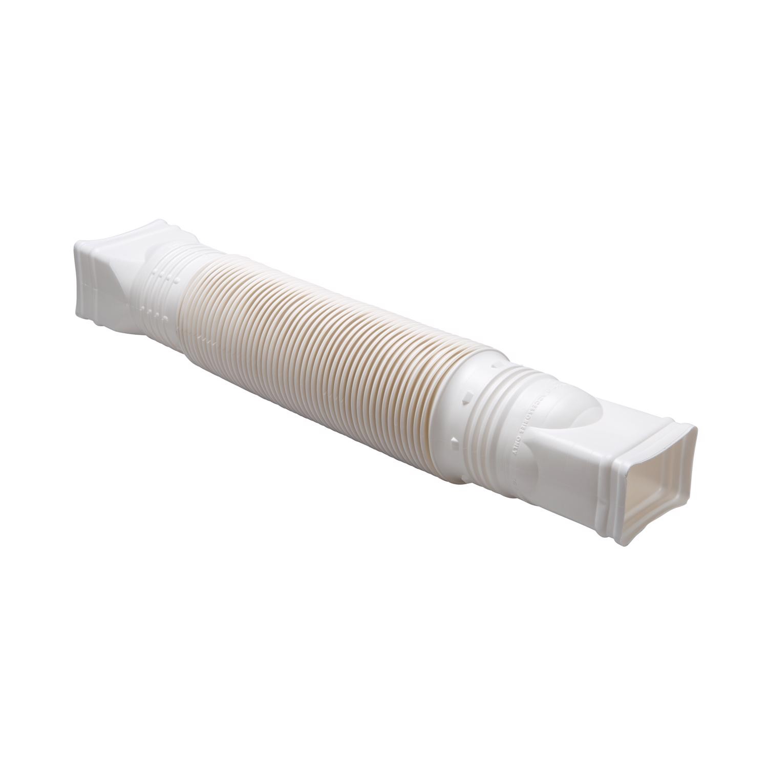 Amerimax 85010 Rigid Corrugated Downspout Extension 4.5 H x 4.5 W x 55 L in.