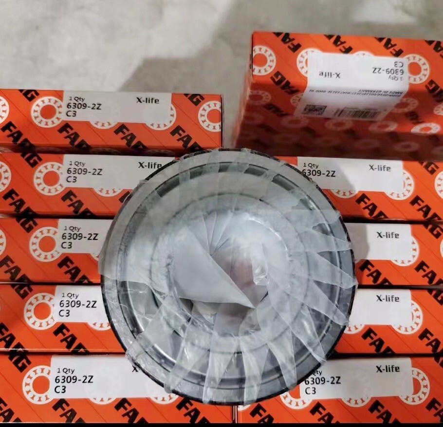 1X FAG 6309-2Z-C3 Deep Groove Ball Bearing