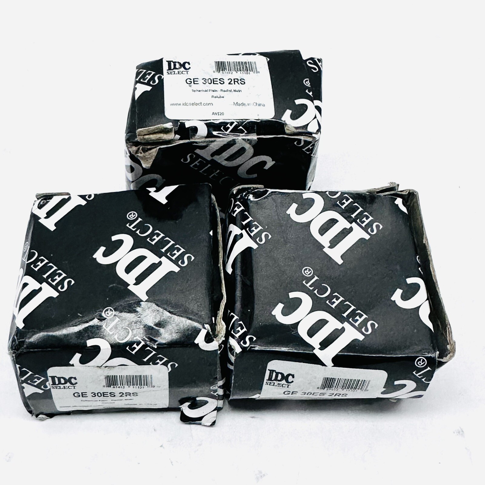 (LOT OF 3) IDC SELECT – DEEP GROOVE BALL BEARING GE30ES 2RS