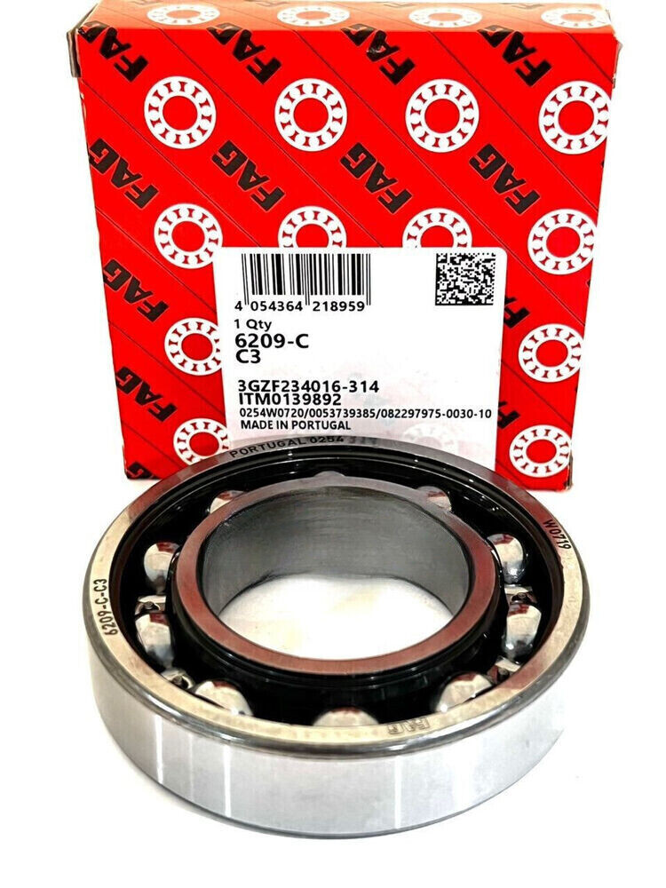 NEW FAG 6209-C C3 DEEP GROOVE BALL BEARING, 45x85x19mm FAST SHIPPING