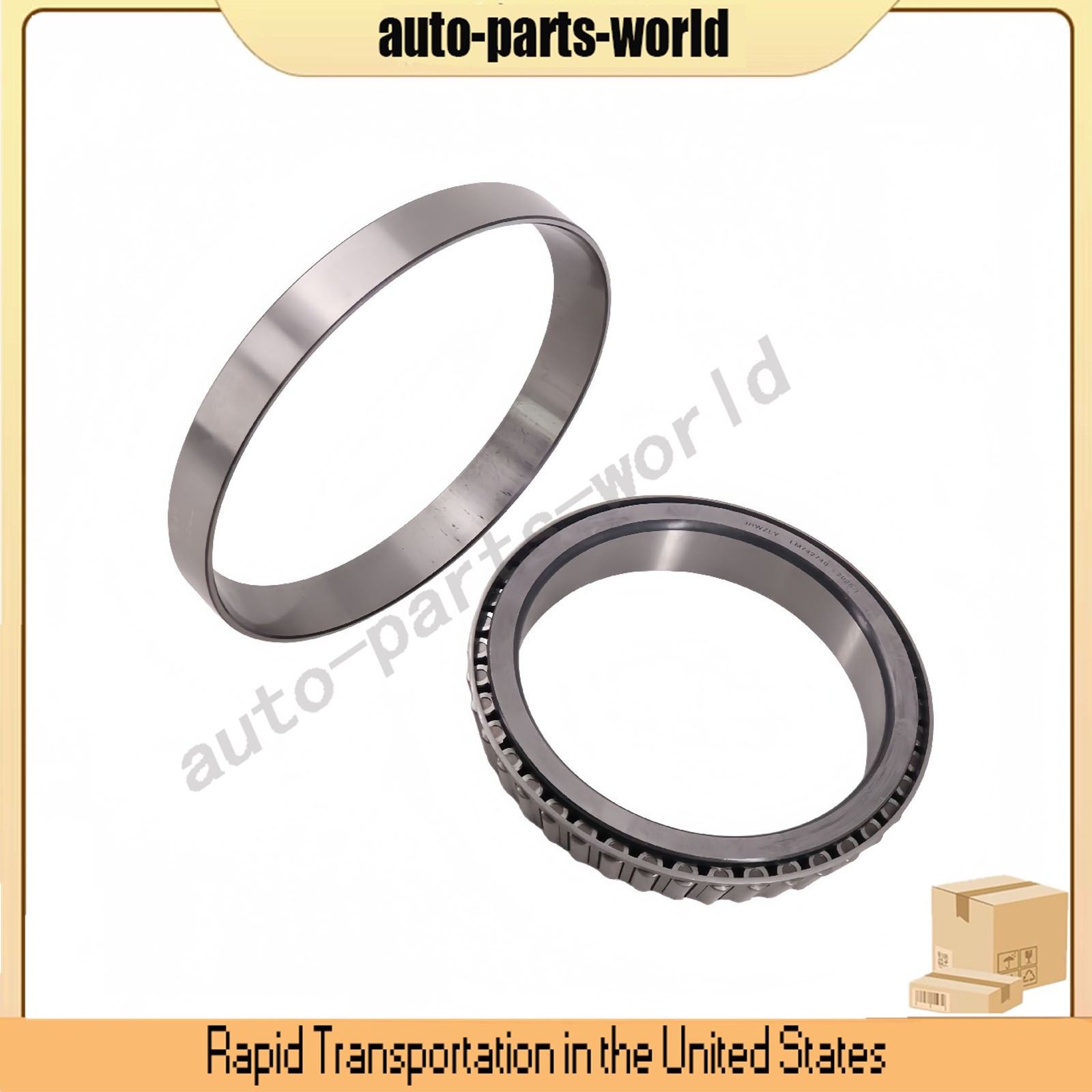 Tapered Bearing Set LM742749 LM742710 For Trailer Wheel Hub Cup and Cone PC