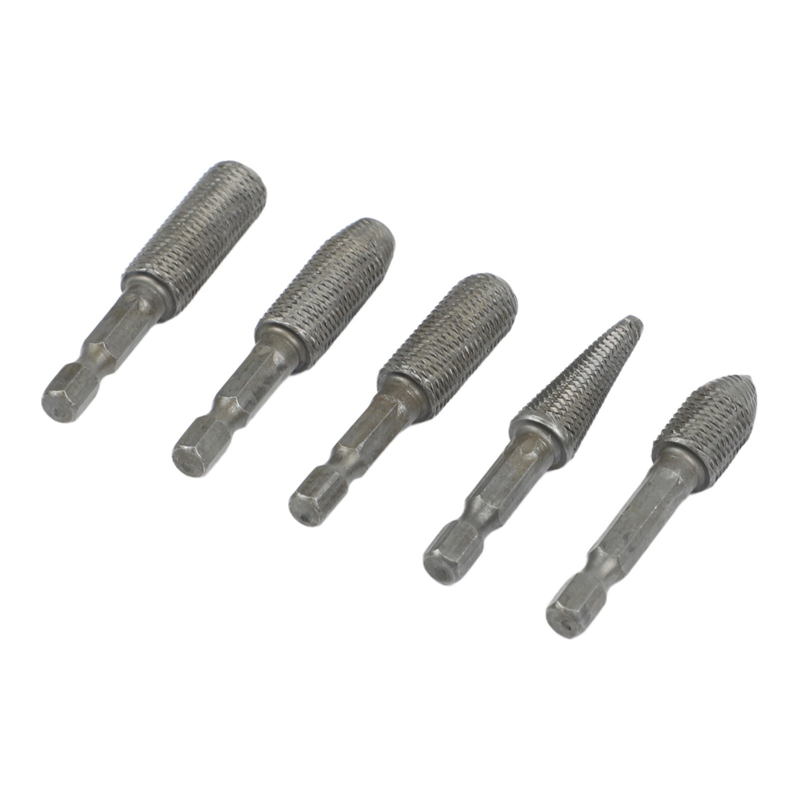 Electric Rotary File Set 5 Pieces for Filing and Grinding Steel Materials