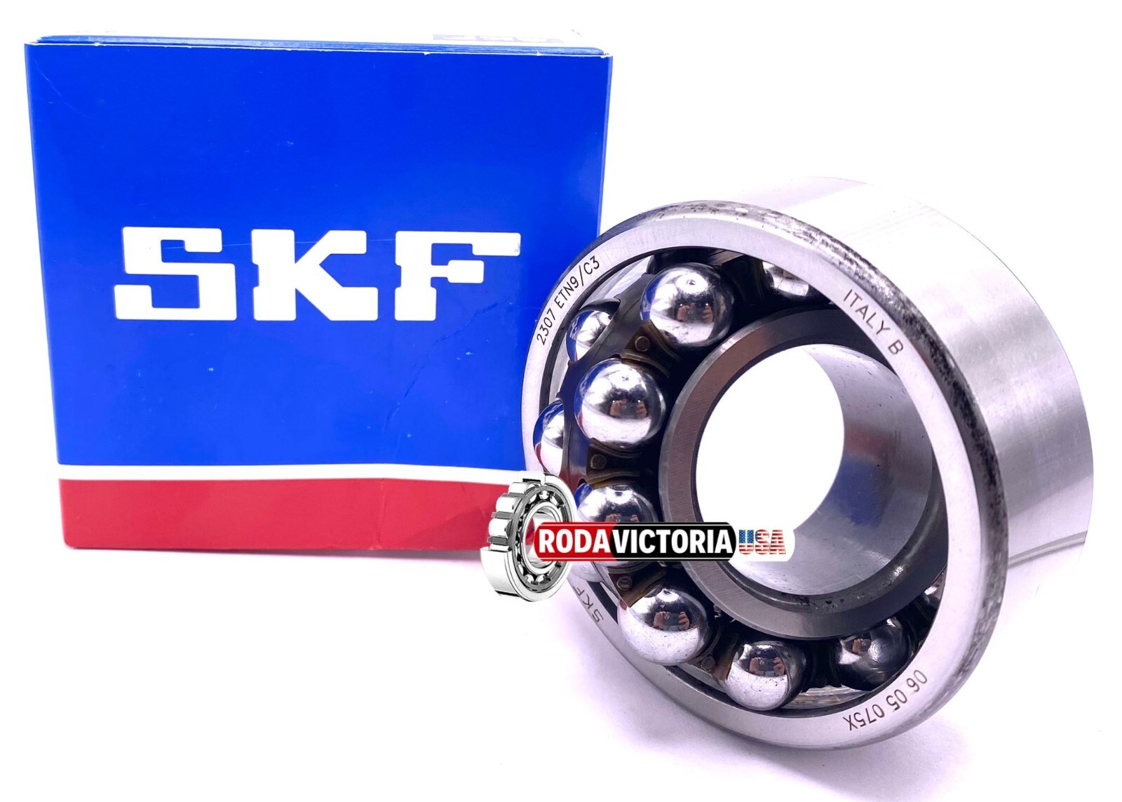 SKF 2307 ETN9 C3 SELF ALIGNING BALL BEARING 45x100x36 mm