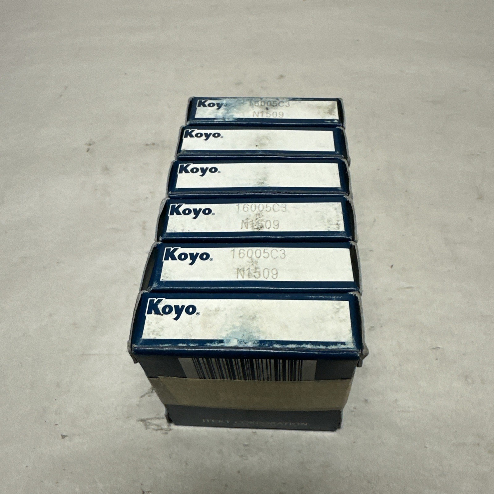 Koyo,16005C3,Deep Groove Ball Bearing (N1509) LOT of 6
