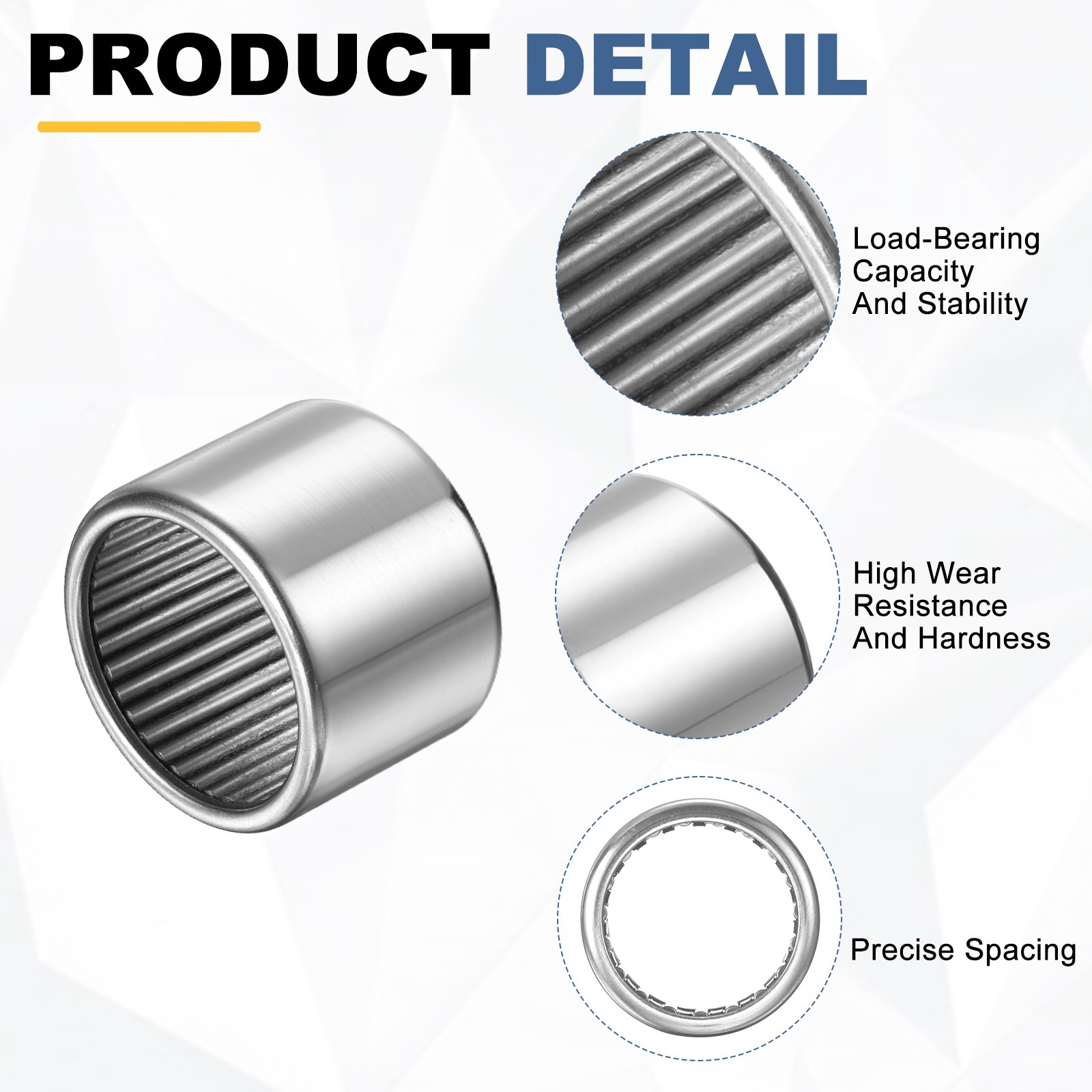 4pcs Roller Bearings B1816 1-1/8″x1-3/8″x1″ Chrome Steel for