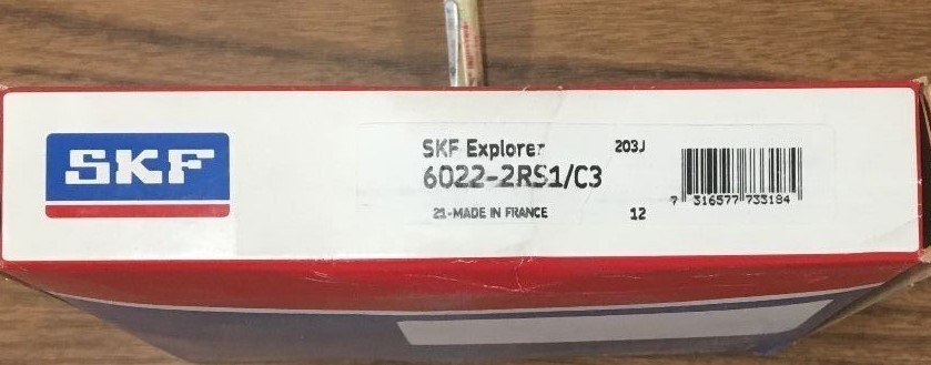 6022-2RS C3 SKF Bearing 110x170x28 (mm)