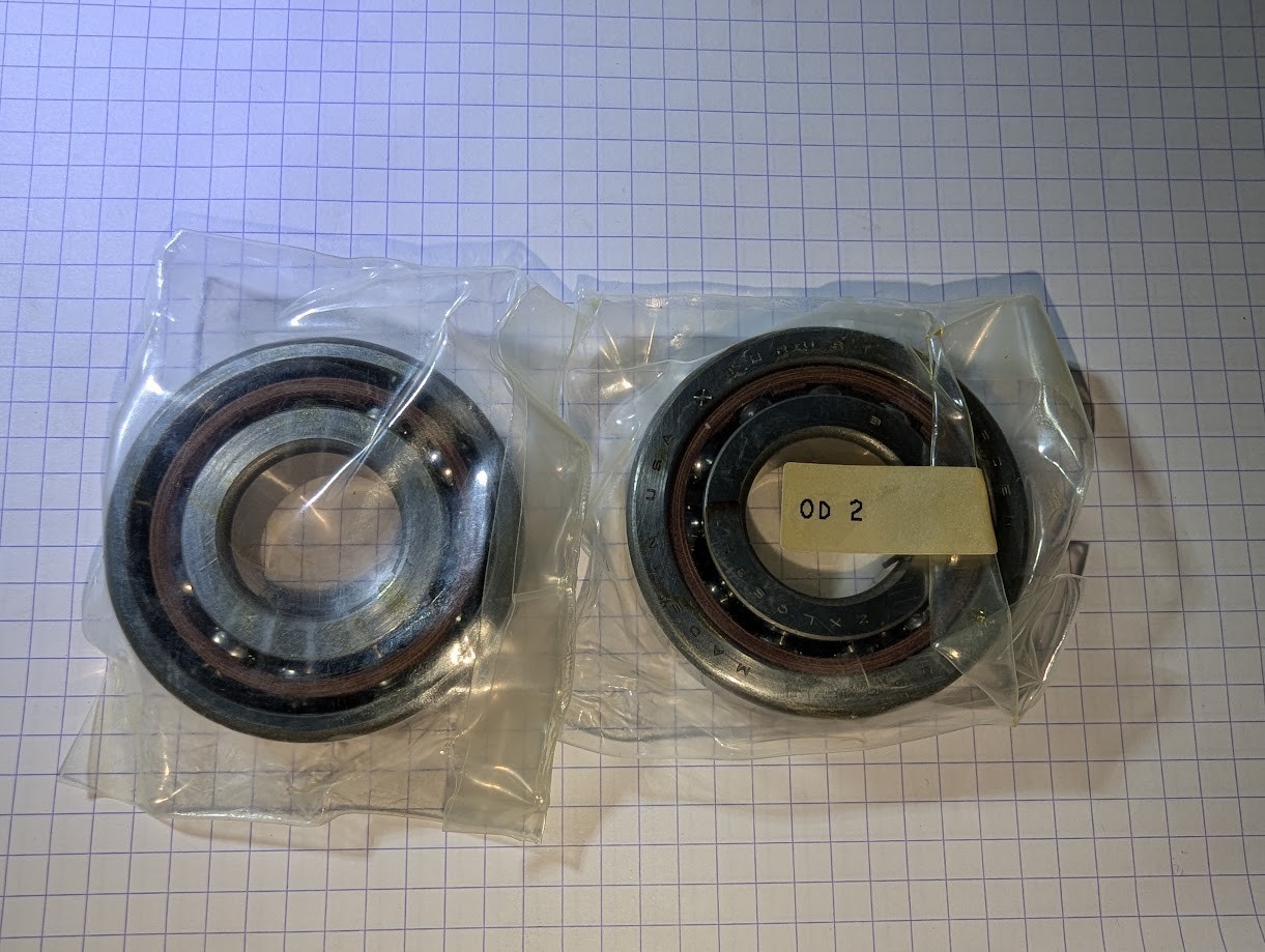 NOS FAG BARDEN ZXL050H PRECISION BEARING SPINDLE ONE PAIR PER LOT