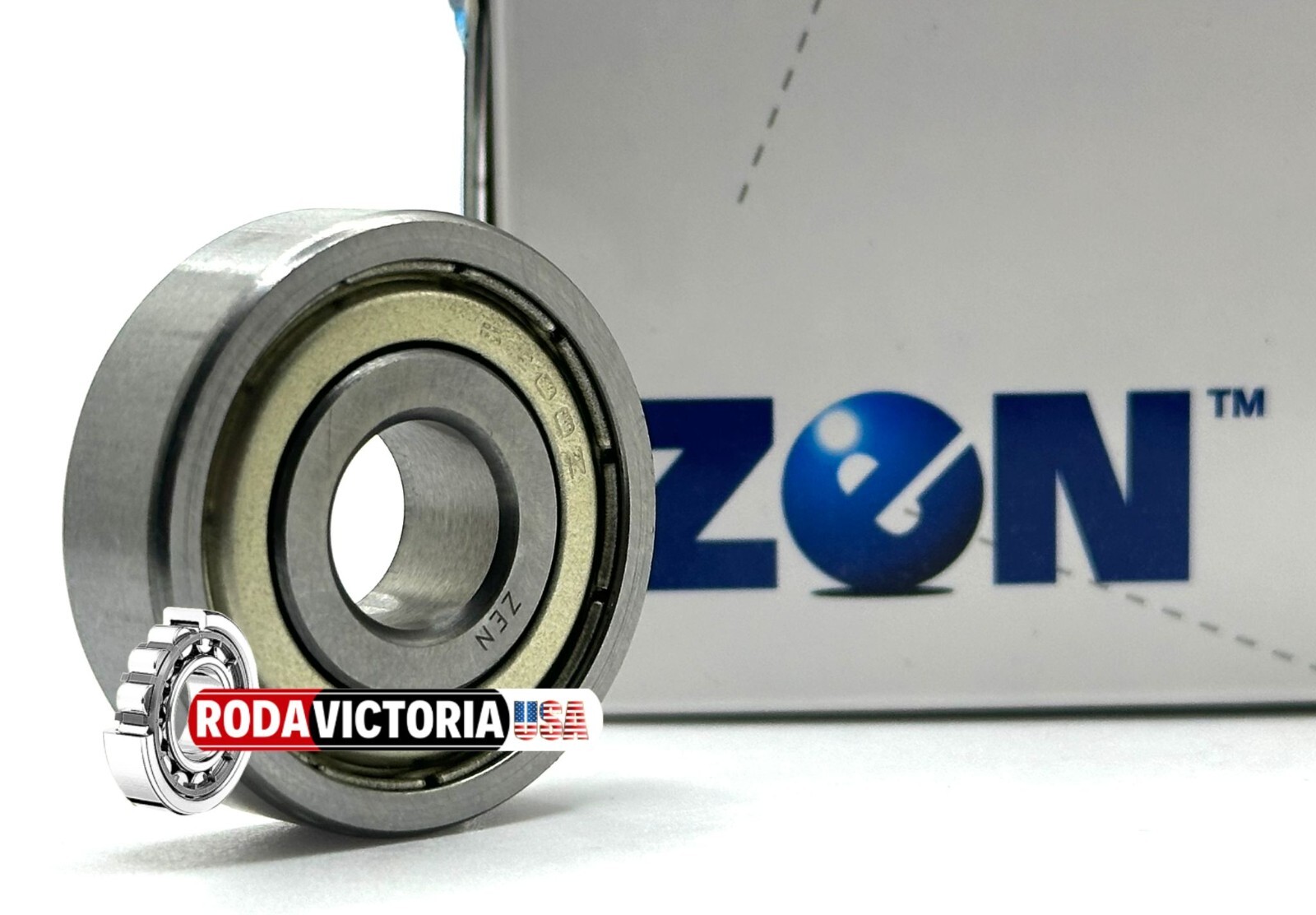 ZEN 6200 ZZ C3 DEEP GROOVE BALL BEARING, METAL SHIELDED 10x30x9mm.