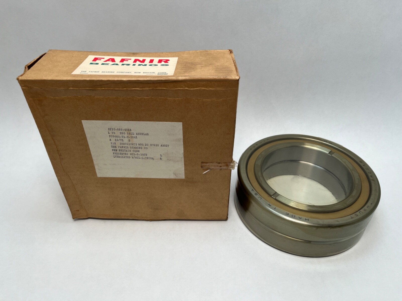 Fafnir 3MM9122WI-2 Bearing 110x170x28mm 3MM-9122-WI-2 7022-A USA 2 Pcs