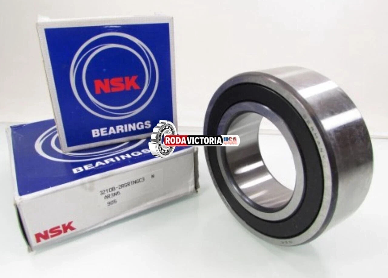 NSK Germany 3210 B 2RSRTNG C3 Angular Contact Ball Bearing 50x90x30.2 mm