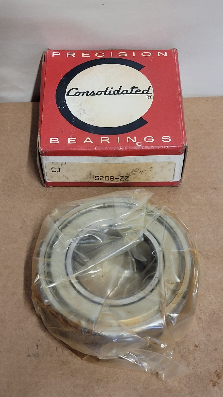 NOS Consolidated 5208-ZZ Precision Double Row Ball Bearing 40x80x30mm U4-RW