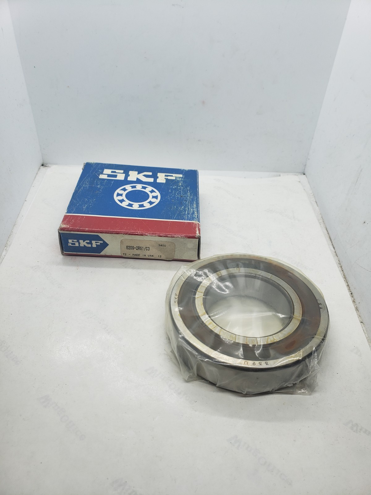 SKF 6210-2RS1/C3 DEEP GROOVE BALL BEARING WITH RUBBER SEALS 50x90x20mm, NIB
