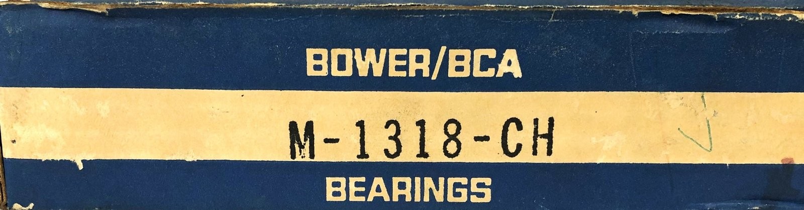 Bower/BCA Cylindrical Roller Bearing Outer Ring M-1318-CH (M-1318-CH B) NOS