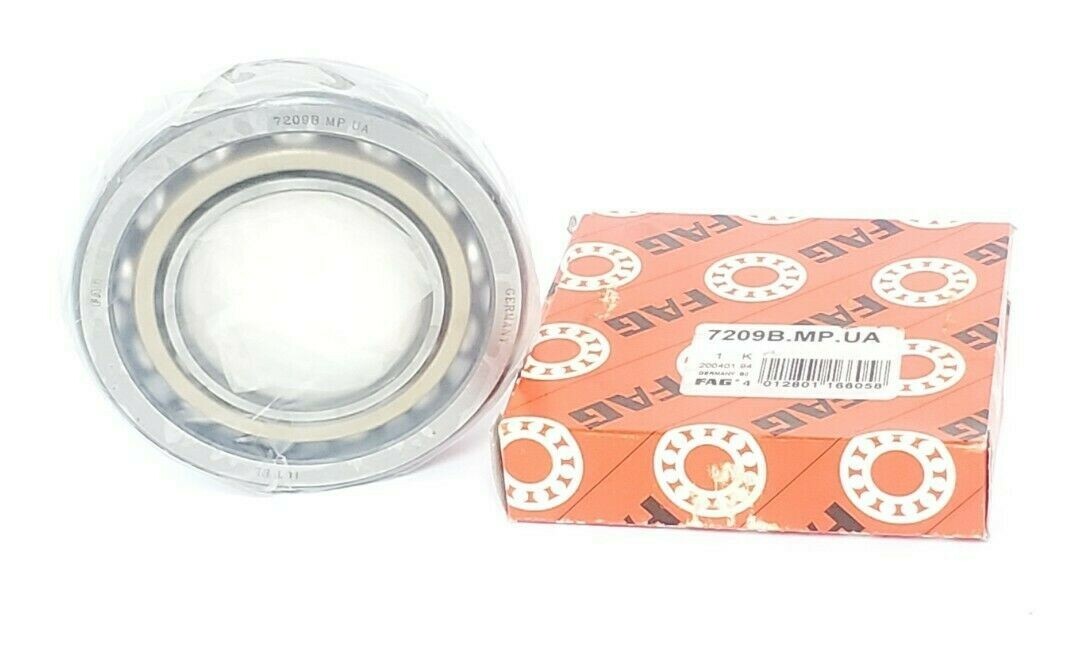 NIB FAG 7209B.MP.UA SINGLE ROW ANGULAR CONTACT BALL BEARING
