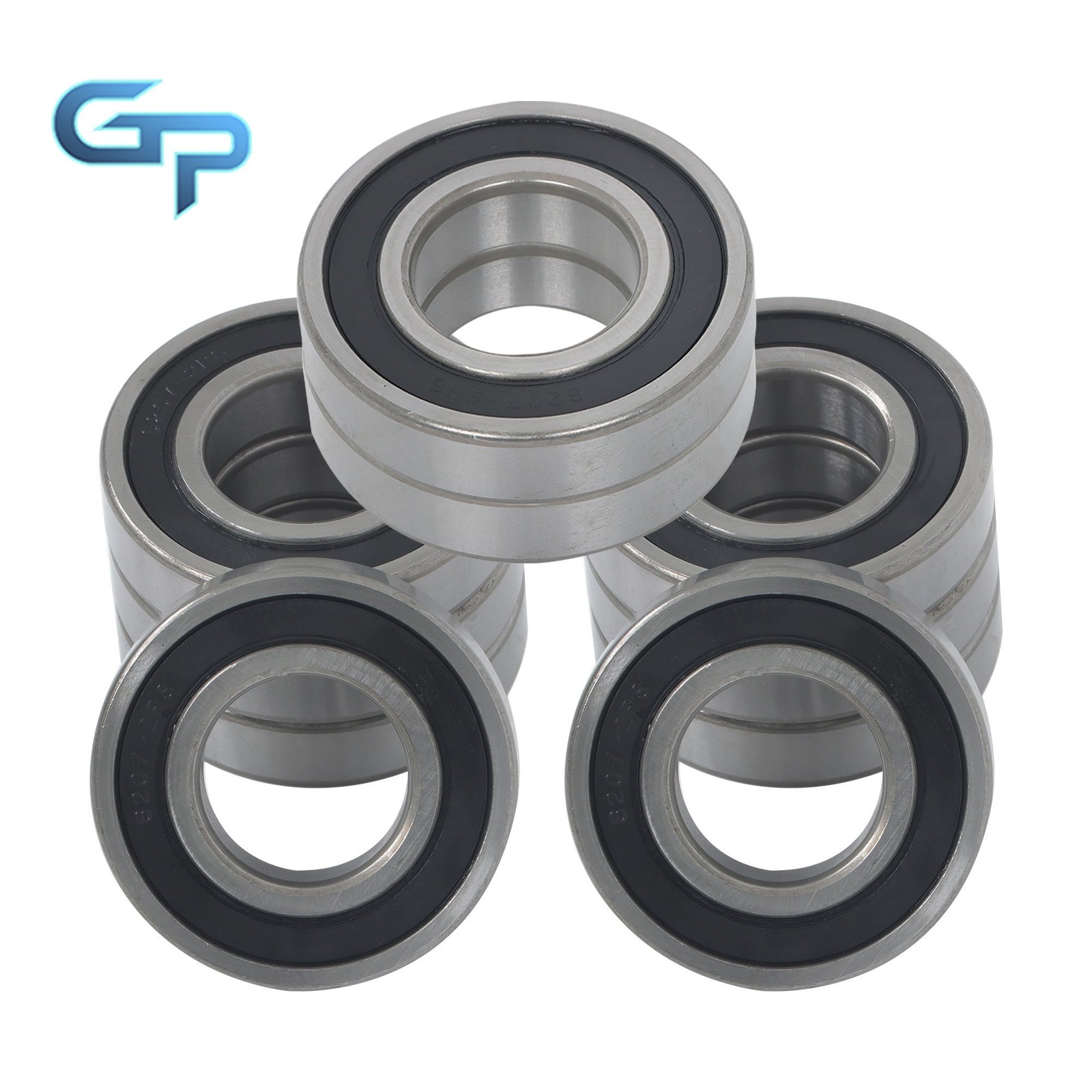 6207-2RS Deep Groove Ball Bearings 10Pack 35x72x17mm Set