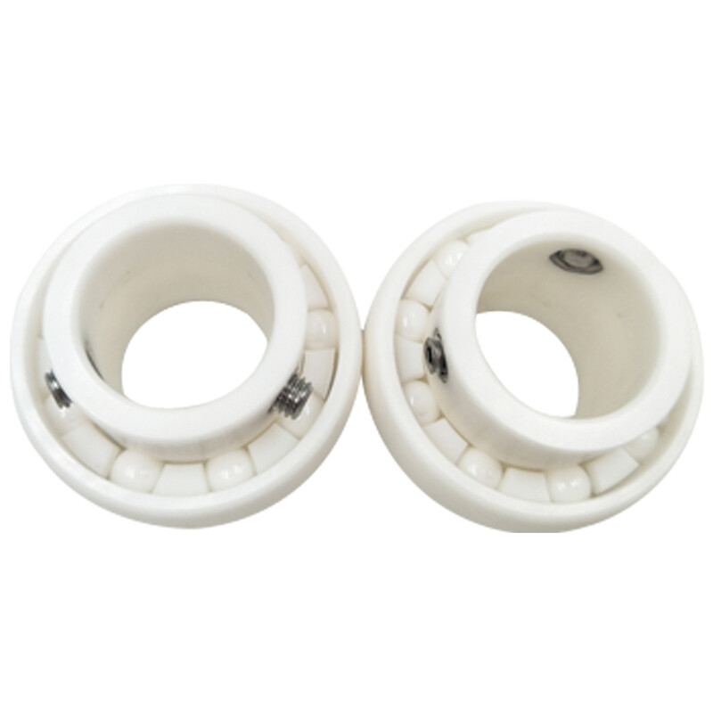 ZrO2 Outer Spherical Ceramic Bearings ID 17mm-50mm Zirconium Dioxide UC203-UC210