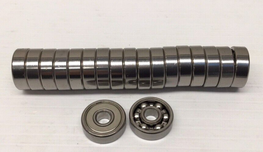 NMB DDR1960ZZR Ball Bearing 6mm Bore 19mm OD 6mm Wide Single Shield (Pack Of 19)