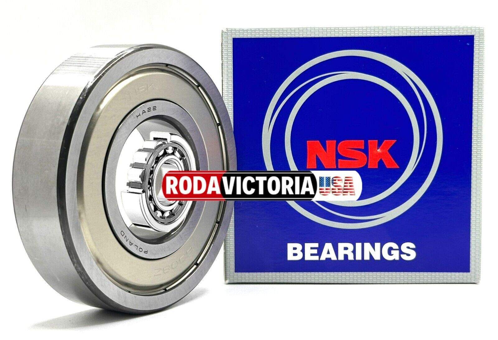 NSK 6308 ZZ CM DEEP GROOVE BALL BEARING, METAL SHIELDED 40x90x23mm