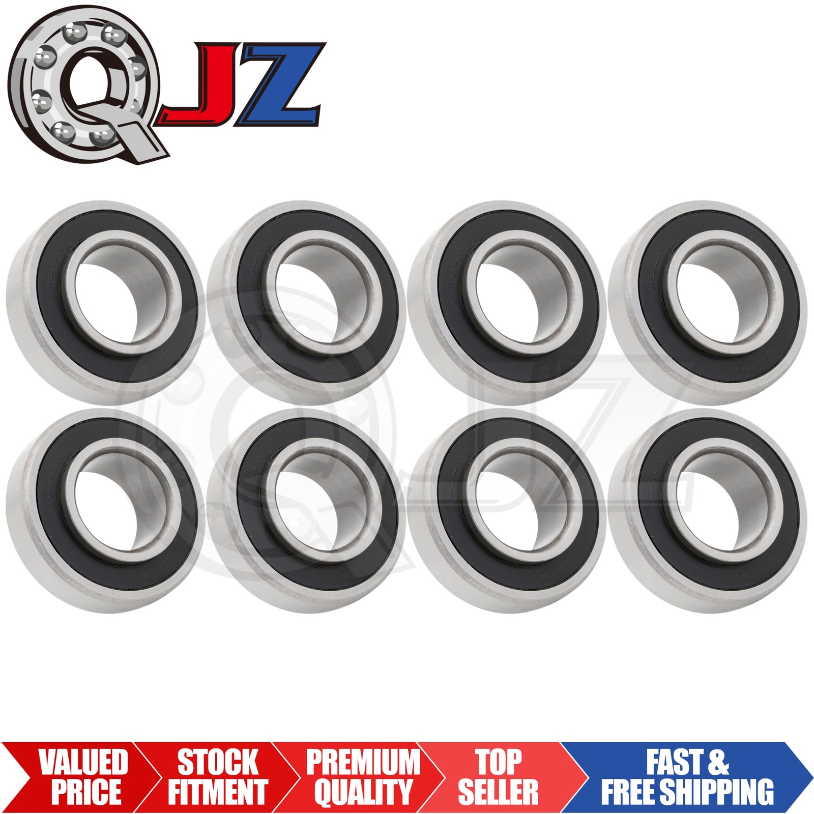 [Qty.8] 88506 Agricultural Equipment Ball Bearing [30mm ID x 62mm OD x 16mm W]
