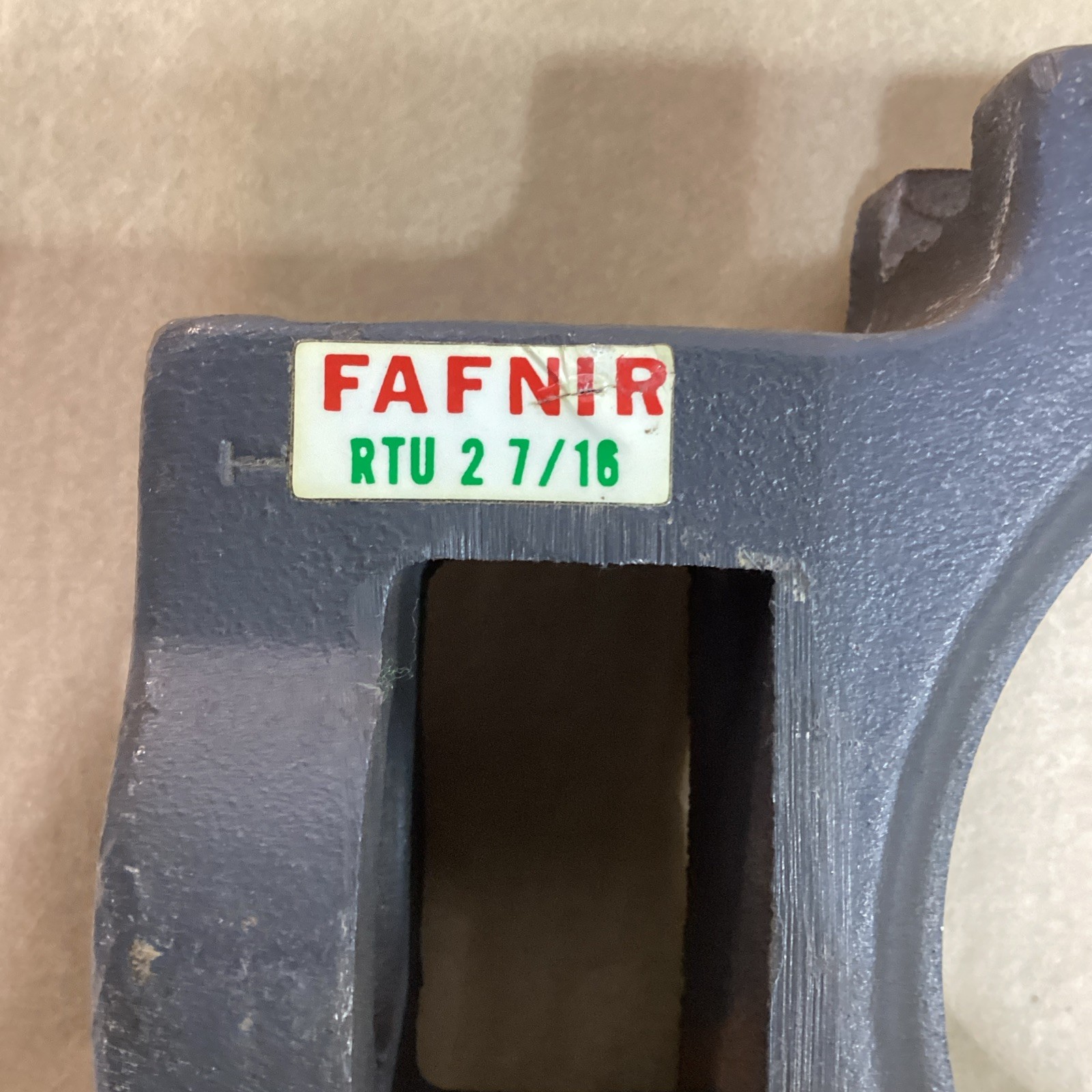 Fafnir RTU2 7/16 New Ball Bearing Take Up Bore