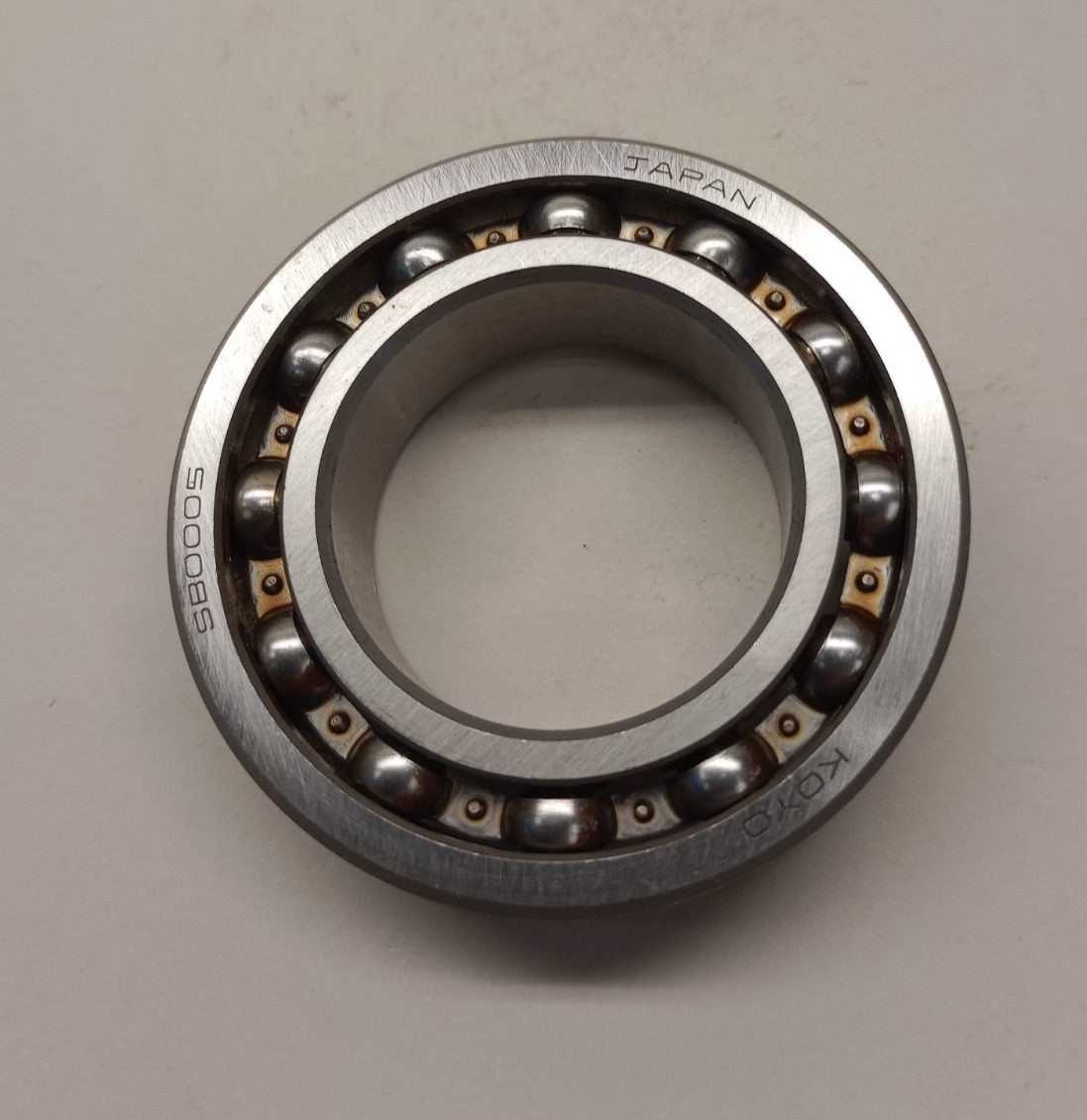 Koyo SB0005 Ball Bearing 1.29 in ID x 2.25 in OD x 0.375/0.59 inch W