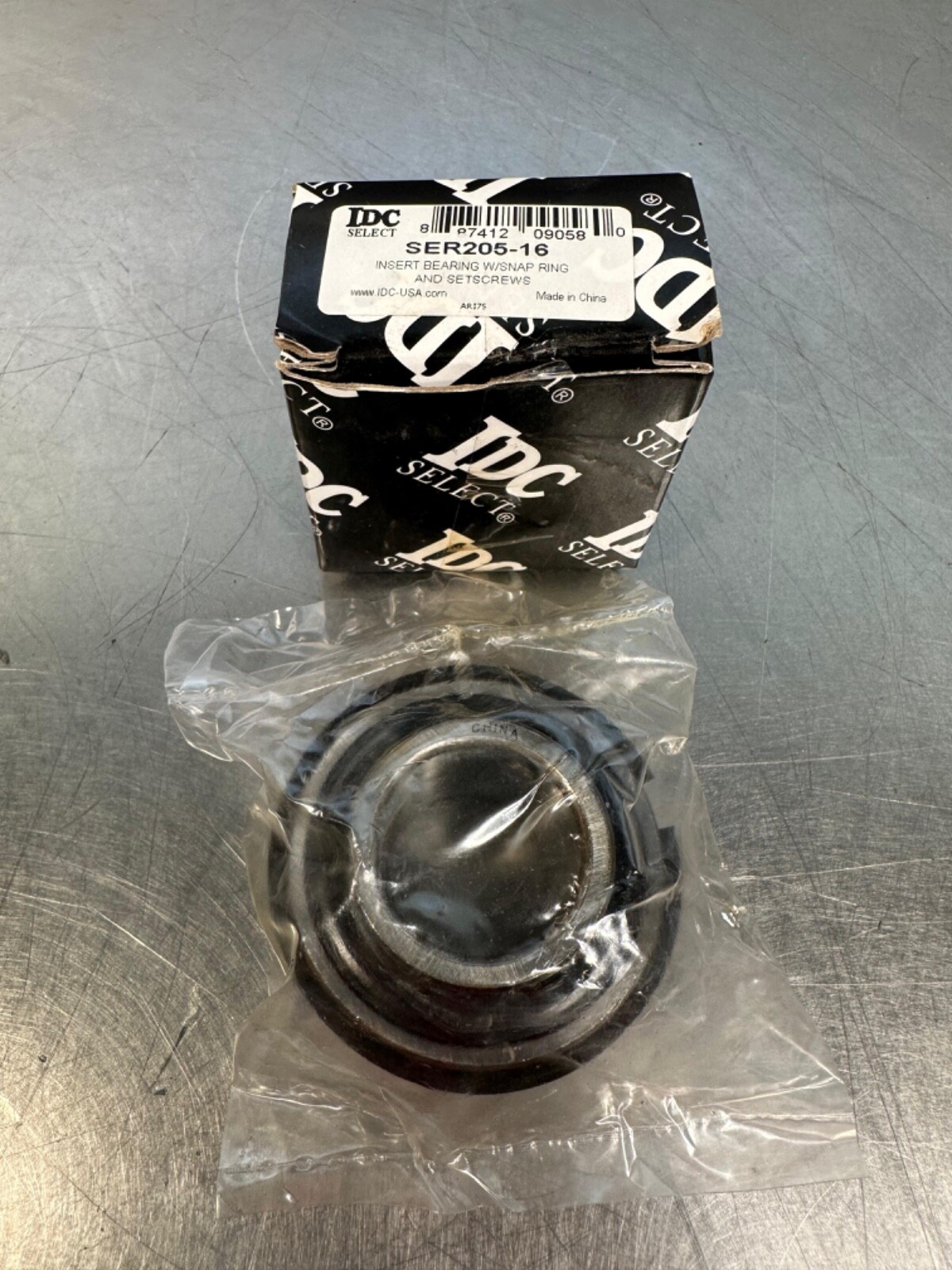 Idc Select Ser205-16 Insert Bearing with Snap Ring /Setscrews (4d-36)