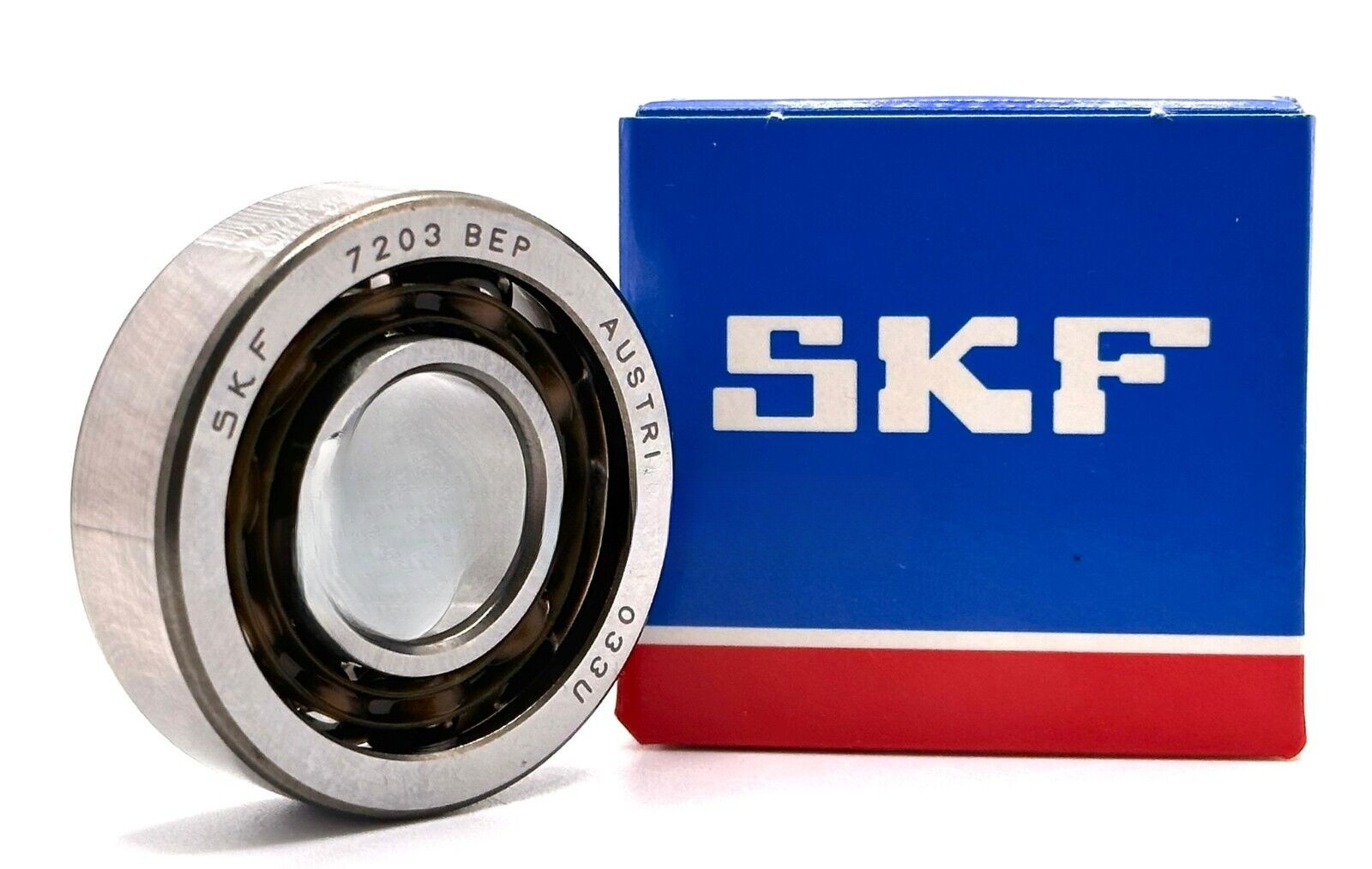 SKF 7203 BEP ANGULAR CONTACT BEARING MADE IN AUSTRIA A642 17x40x12