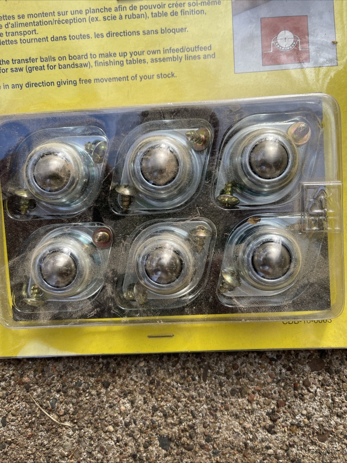 6 Pack Ball Bearing Work Rollers 5/8” – New In Package
